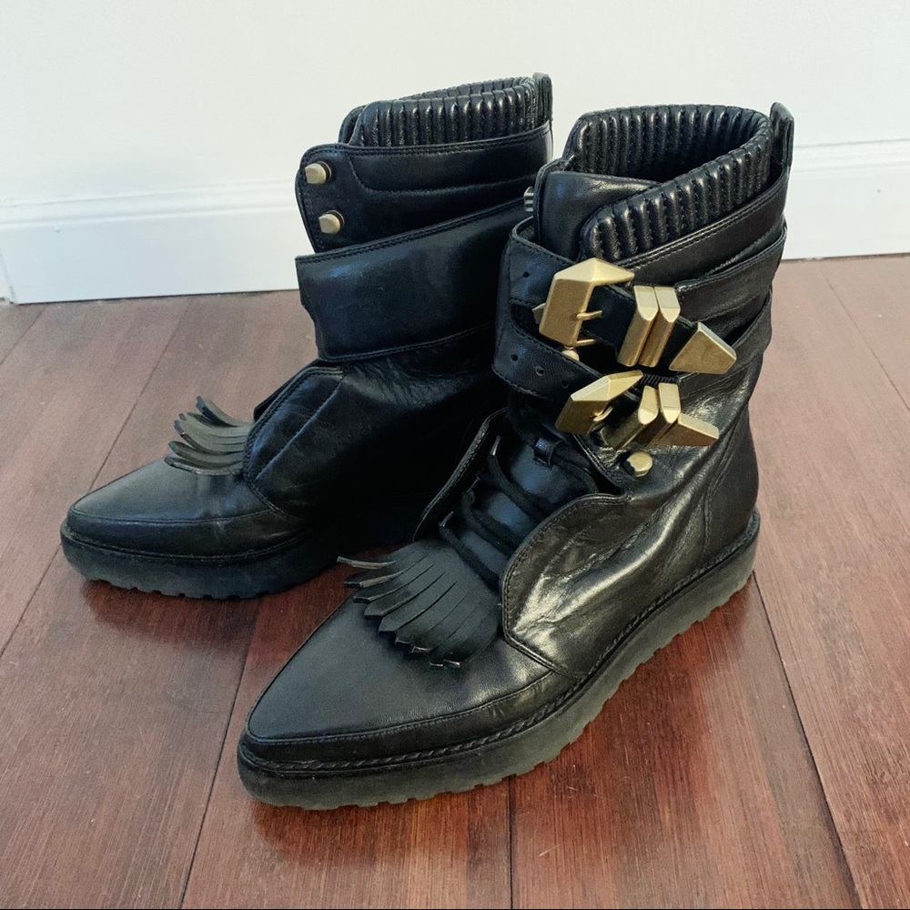 ALEXANDER WANG GenuineLeather Creeper Boots